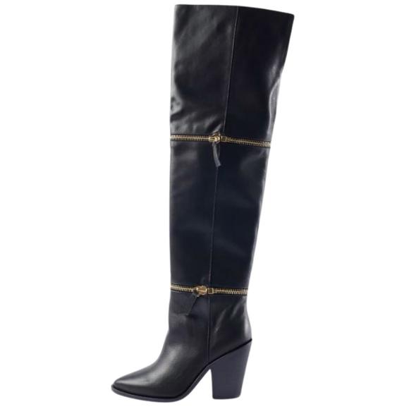 NEW CECELIA NEW YORK women's mocha boots in all black